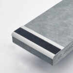Perma Tread Safe T Nose Silver Black | Polymer Stair Treads