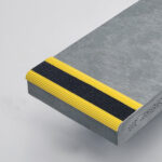 Perma Tread Safe T Nose Yellow Black | Polymer Stair Treads